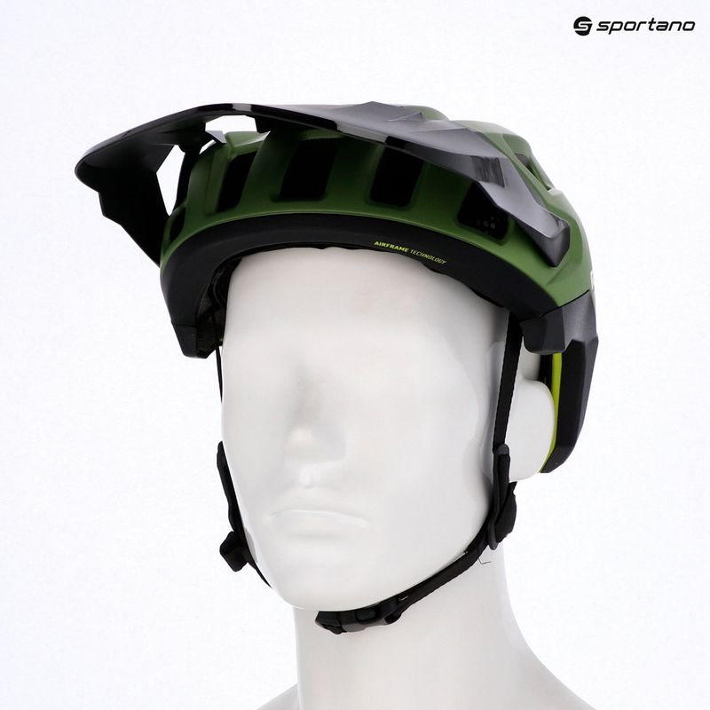 Bike helmet Rudy Project Terraform met.olive/black/acid green matte 10