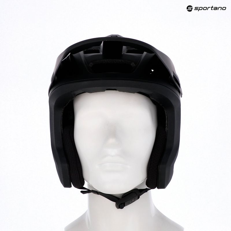 Fox Racing Dropframe Pro matte black bicycle helmet 9