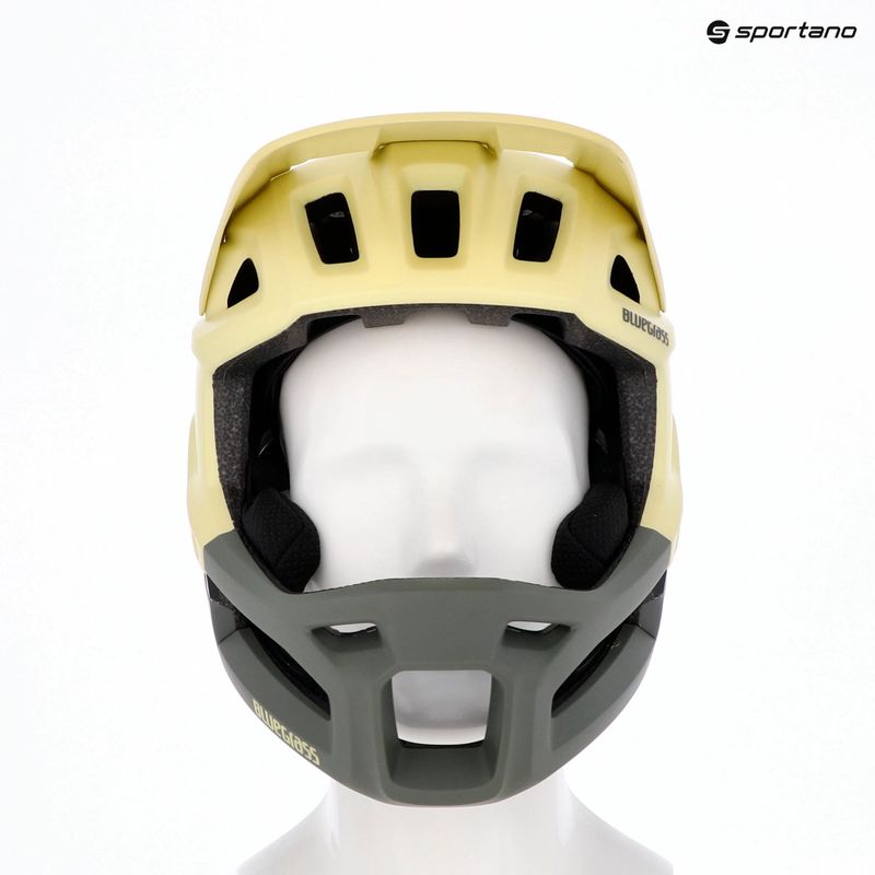 Bluegrass Vanguard lime matt bike helmet 6