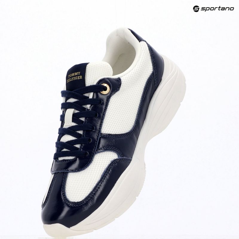 Women's shoes Tommy Hilfiger ModernRunner Shiny Leather yale navy 9