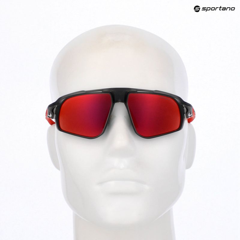 Nike Flyfree M matt anthracte/ red mirror/ clear sunglasses 5