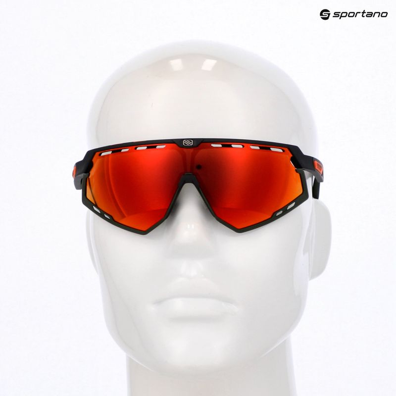 Rudy Project Defender black matte/olive orange/multilaser orange sunglasses 8