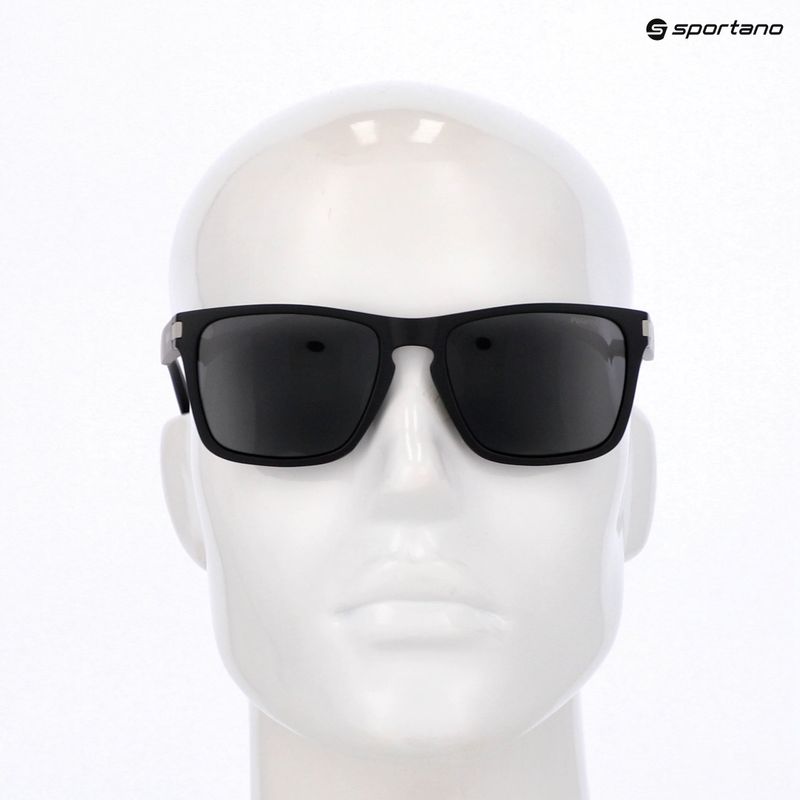 Polaroid PLD 2139/S matte black grey/grey polarised sunglasses 11