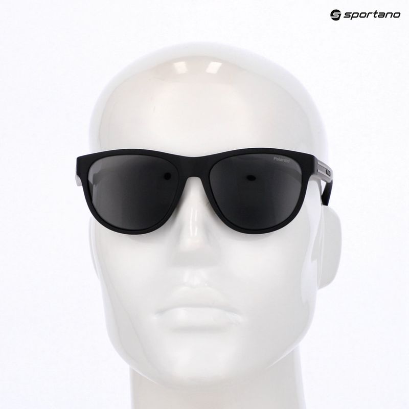 Polaroid PLD 2156/S matte black/grey polarised sunglasses 7