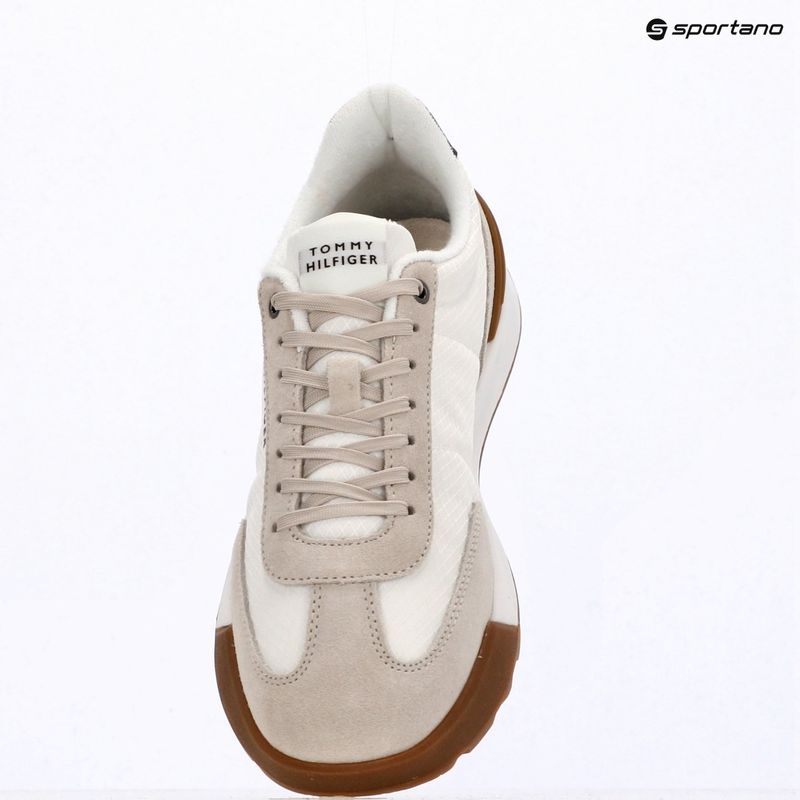 Men's shoes Tommy Hilfiger Retro Runner Mesh Suede Mix classic stone 9