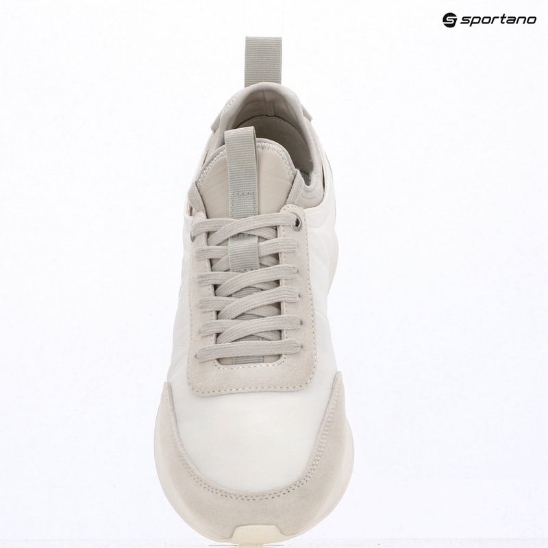 Men's shoes Calvin Klein YM0YM01414 Retro Runner Sock Laceup Mix mat bright white/light grey 9