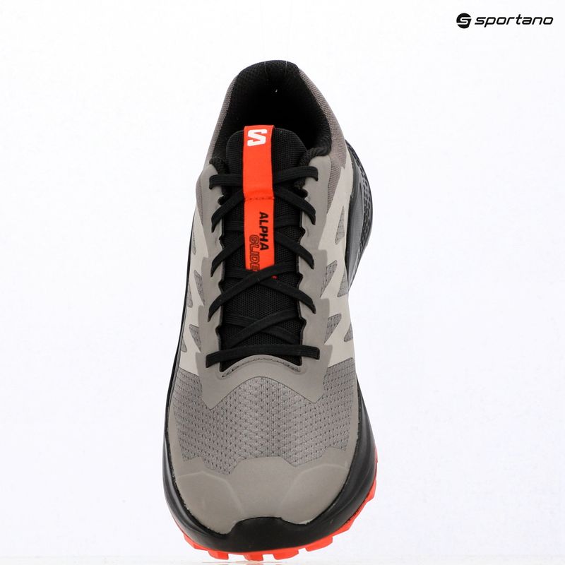 Men's running shoes Salomon Alphaglide cloudburst/black 9