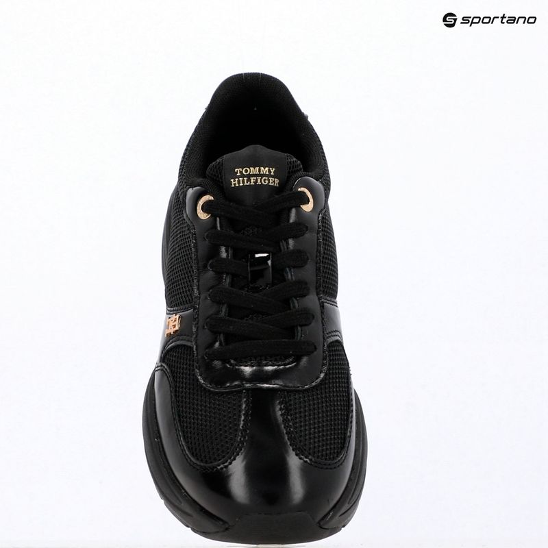 Women's shoes Tommy Hilfiger ModernRunner Shiny Leather black 9