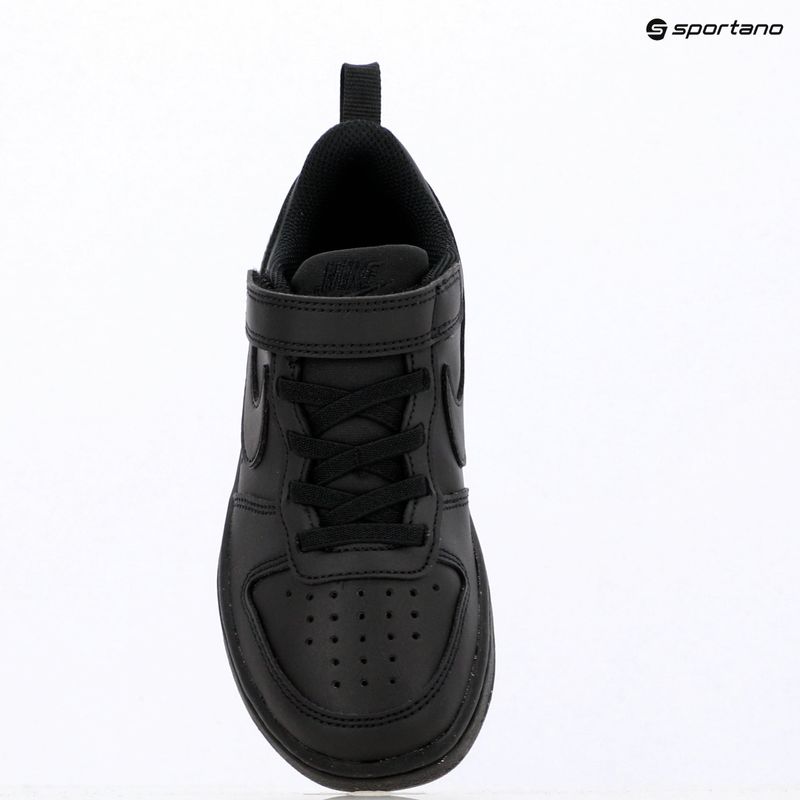 Children's shoes Nike Court Borough Low Recraft black/black/black 5