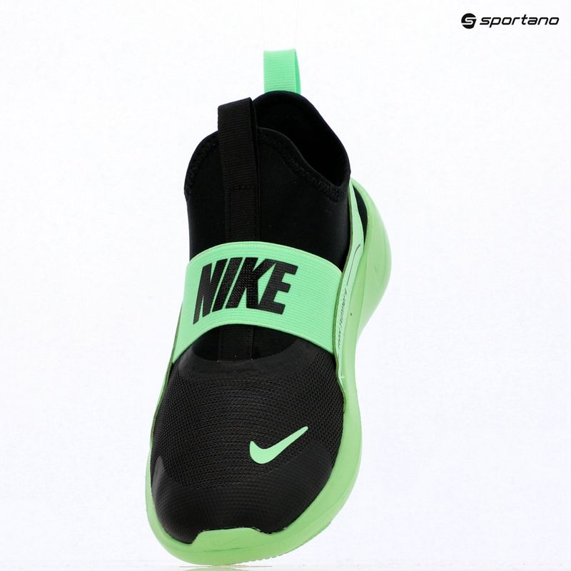 Children's shoes Nike Flex Runner 4 black/illusion green/black 7