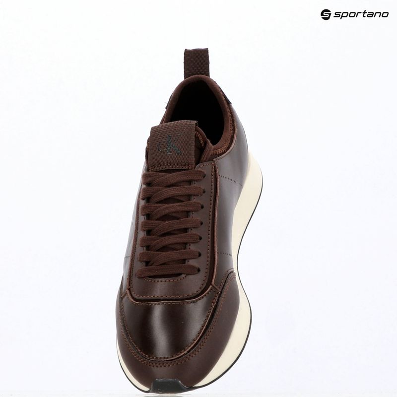 Women's shoes Calvin Klein HW0HW03118 Retro Runner Sock PANL Leather Neo bordeaux 9