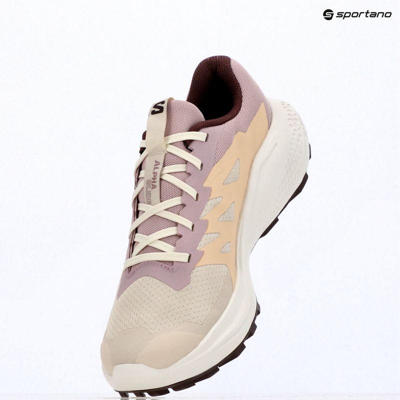 Women's running shoes Salomon Alphaglide tapioca/dawn pink 9