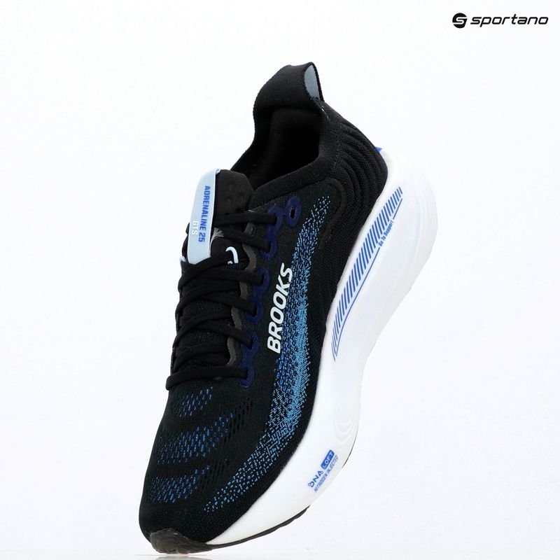 Men's running shoes Brooks Adrenaline GTS 25 black/blue/nantucket breeze 7