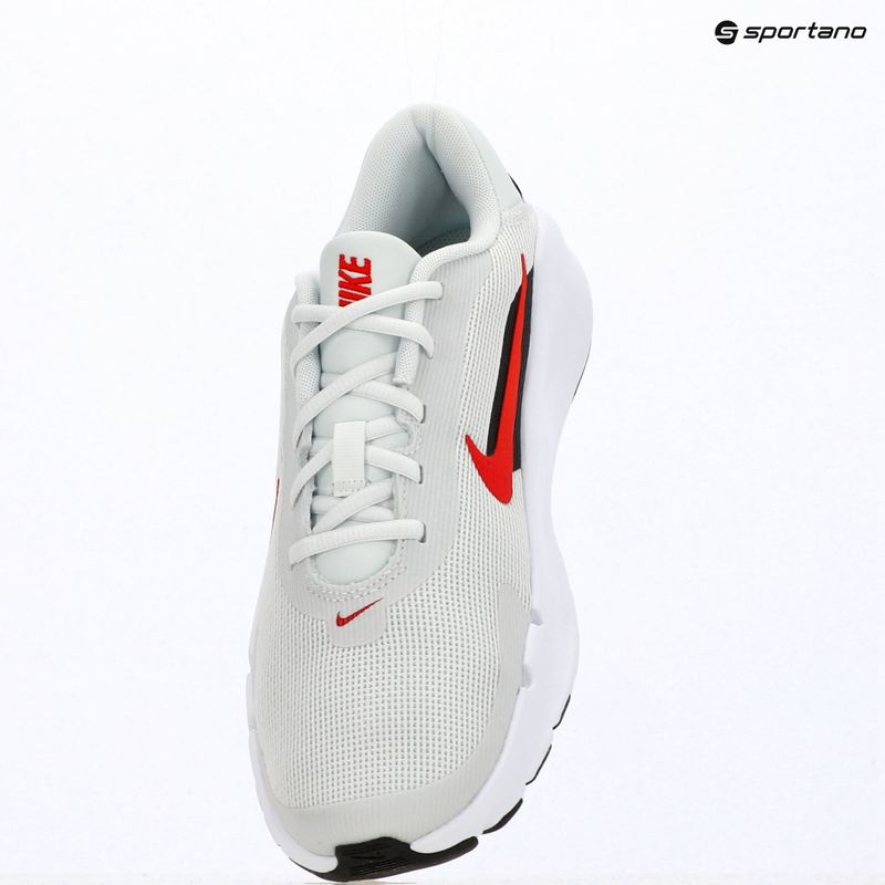 Men's training shoes Nike Flex Train off white/white/black/university red 8