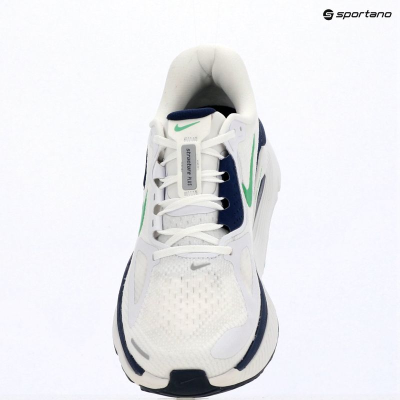 Men's running shoes Nike Structure Plus white/midnight navy/green spark 10