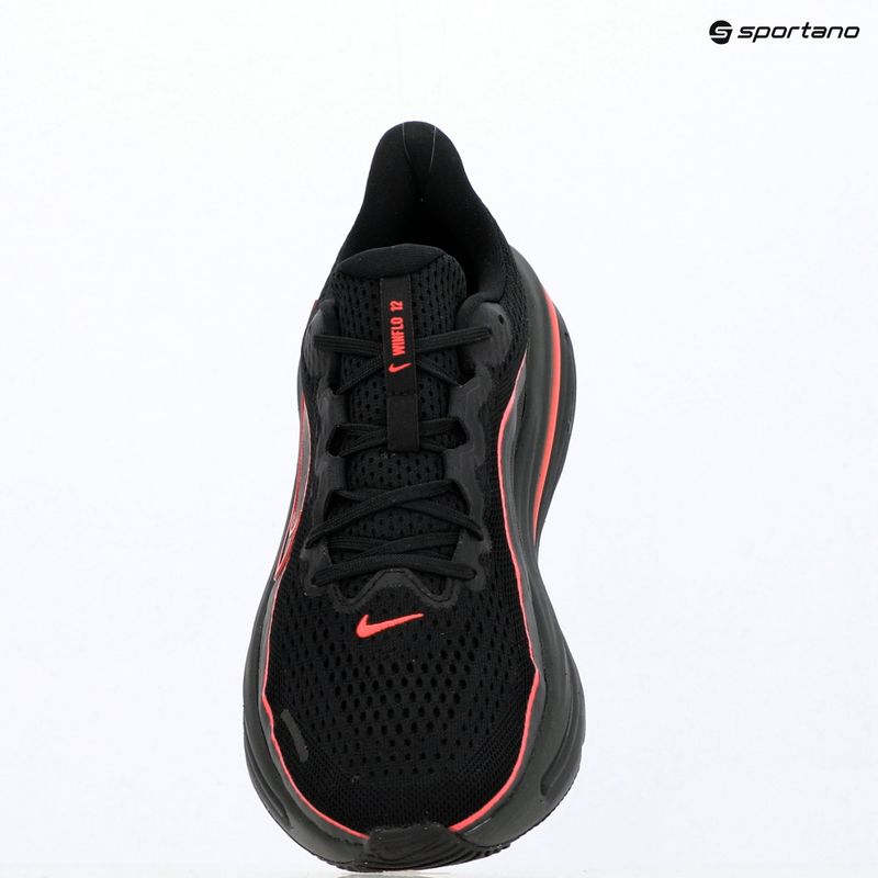 Men's running shoes Nike Winflo 12 black/red orbit/dark smoke grey/black 10