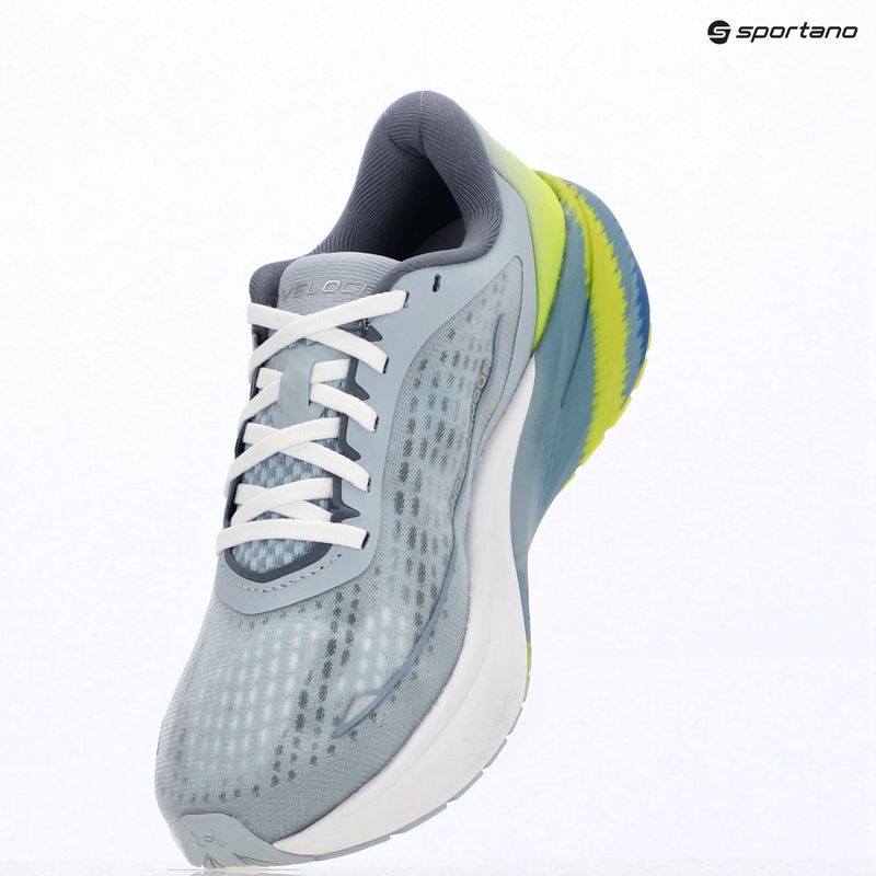 Women's running shoes Under Armour Velociti Pace blue fog/flash light/metallic silver 9