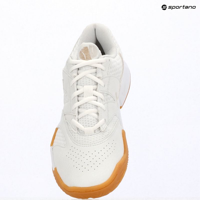 Men's tennis shoes Nike Court Lite 4 White/Summit White/Linen/Light Orewood Brown 10