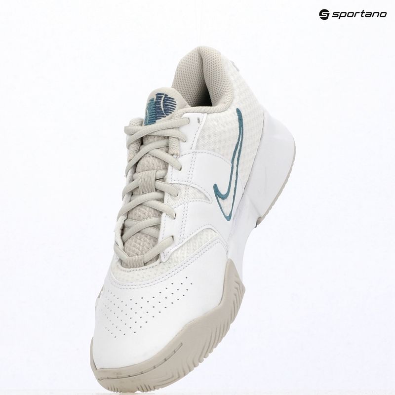 Men's tennis shoes Nike Court Lite 4 White/Light Bone/New Slate/Smokey Blue 10