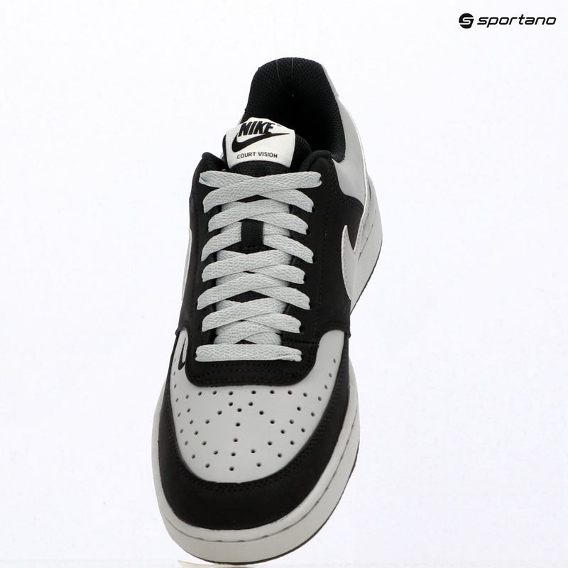 Men's shoes Nike Court Vision Low black/light smoke grey/sail/light smoke grey 8