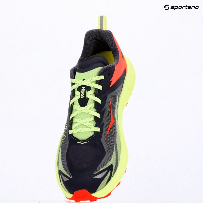 Men's running shoes HOKA Zinal 3 squid ink/neon yuzu 10