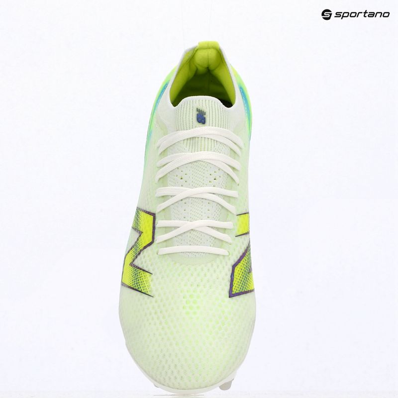 Football boots New Balance Furon Elite V9 SG white/alkaline green 7