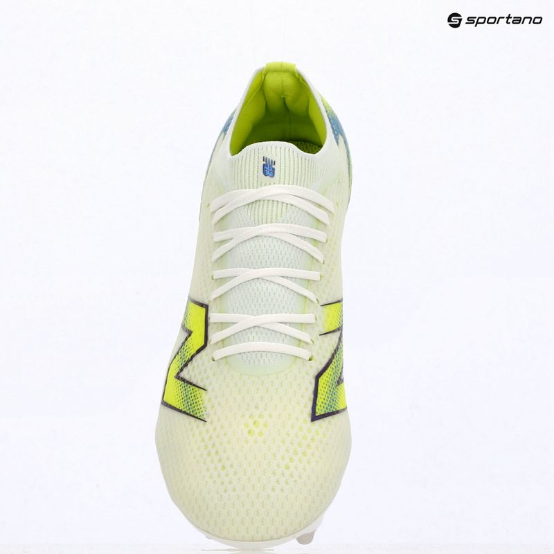 Football boots New Balance Furon Pro V9 SG white/alkaline green 7
