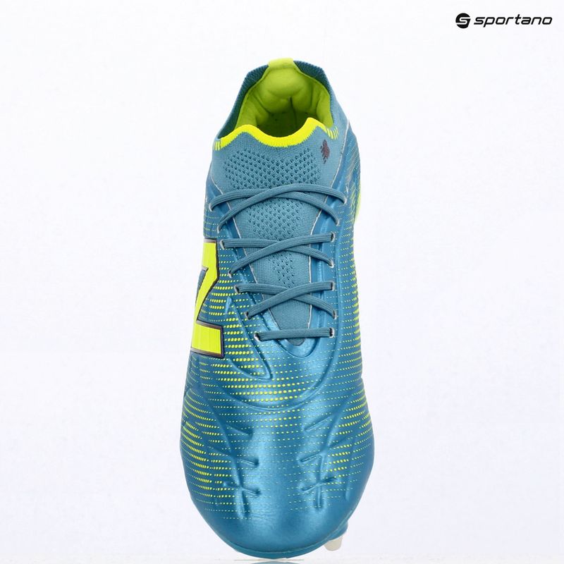 Football boots New Balance Tekela Elite Low V5 SG metallic blue/alkaline green/team navy 6