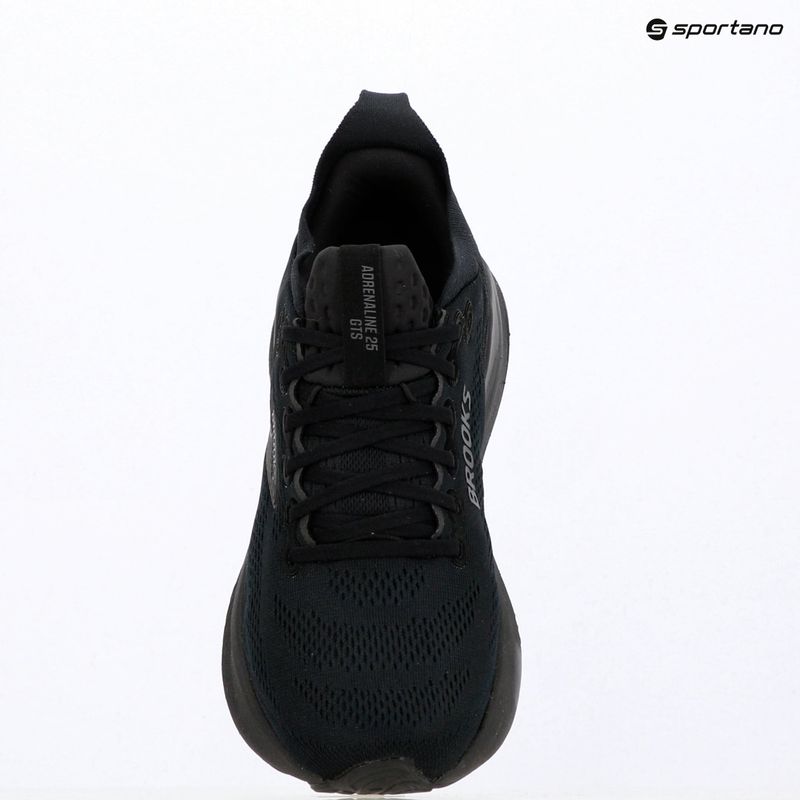Men's running shoes Brooks Adrenaline GTS 25 black/black/ebony 8