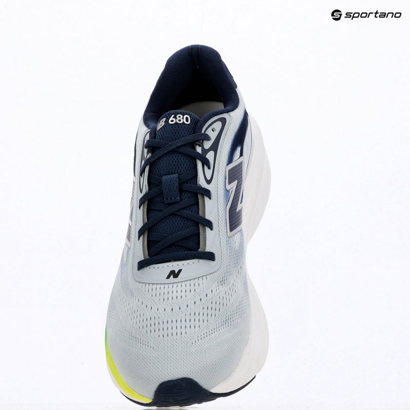 Men's running shoes New Balance Fresh Foam 680's V9 light zinc blue/altitude/alkaline green 7
