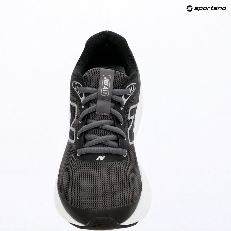 Women's running shoes New Balance 411's V4 black/magnet/silver metallic 7
