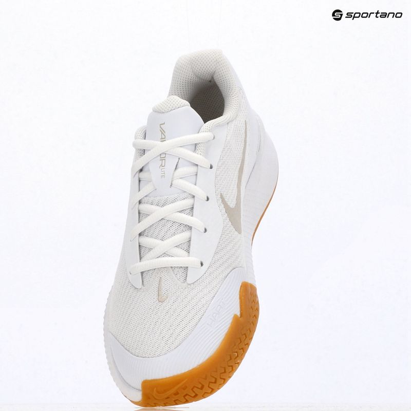 Women's tennis shoes Nike Vapor Lite 3 White/Summit White/Light Orewood Brown 10