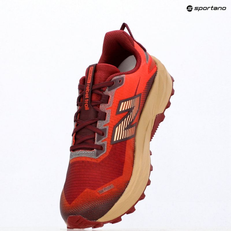 Men's running shoes New Balance Rebel Trail V1 maple/neo flame 12
