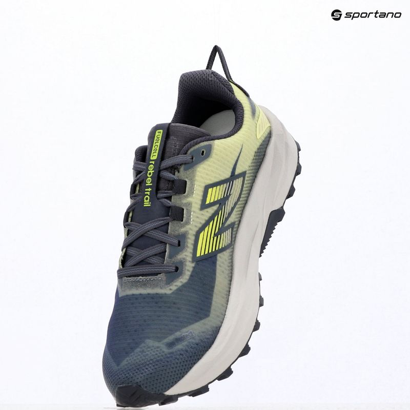 Men's running shoes New Balance Rebel Trail V1 arctic grey/alkaline green 7