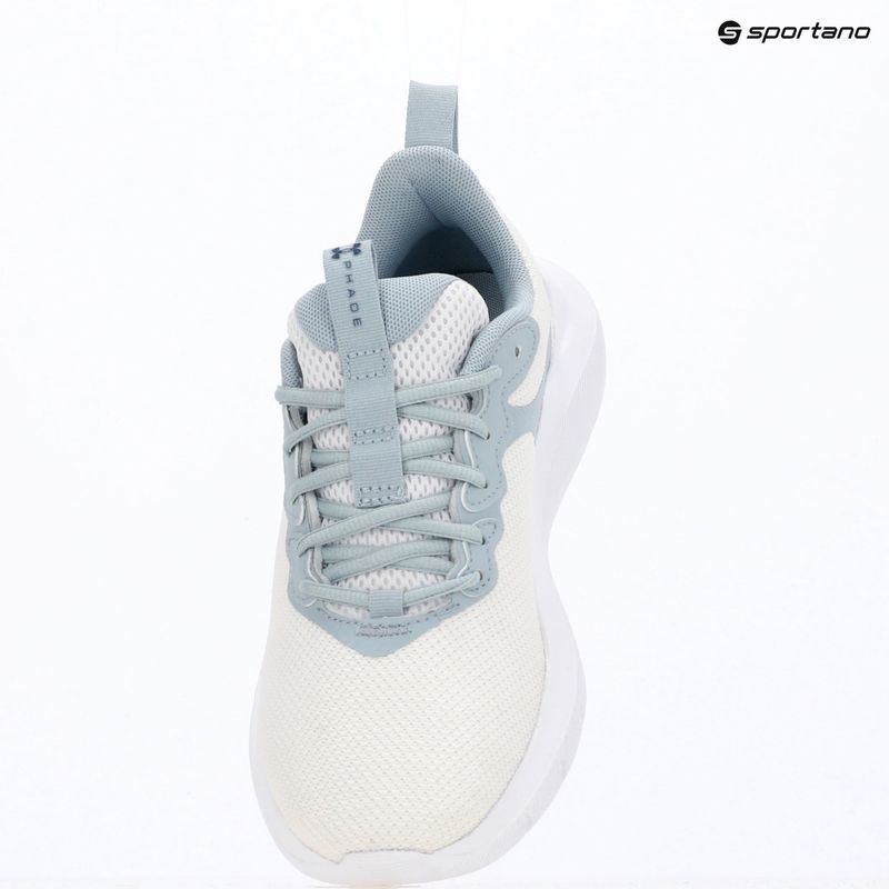 Women's running shoes Under Armour Phade RN 4 white/blue fog/blackout navy 6