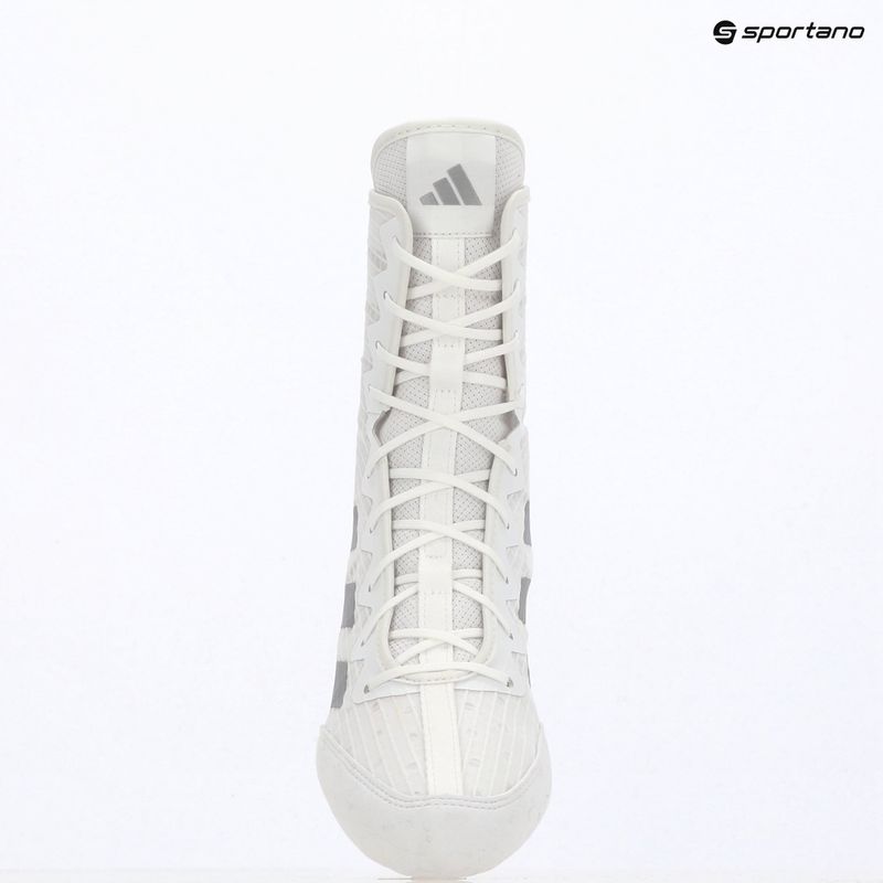 Boxing shoes adidas Box Hog 4 white/silver 9
