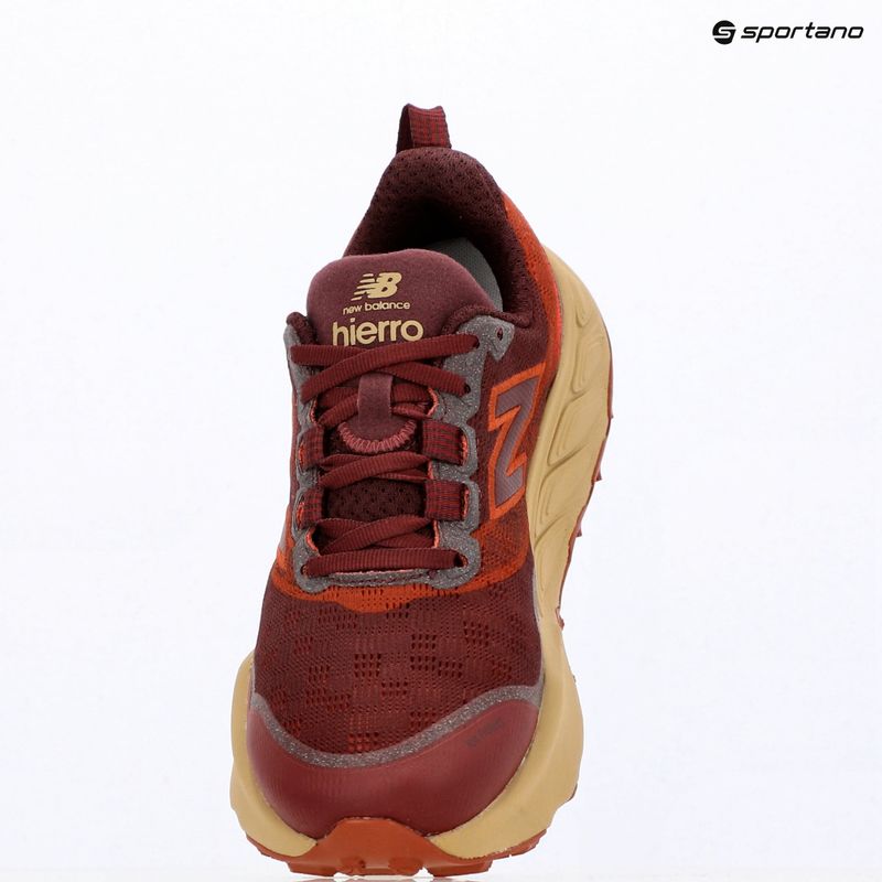 Men's running shoes New Balance Fresh Foam X Hierro V9 mulled wine/neo flame 6