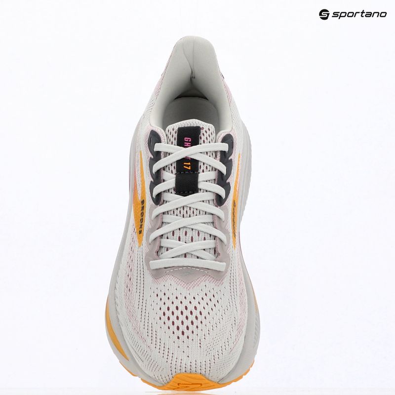 Women's running shoes Brooks Ghost 17 oyster/apricot/pink 9