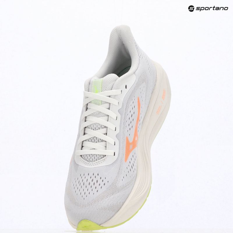 Women's running shoes Mizuno Neo Cosmo 2 white/flamingo coral/lime pulp 9