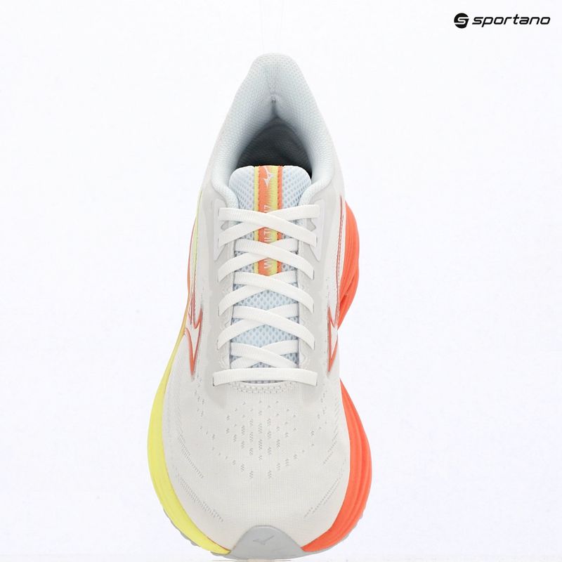 Women's running shoes Mizuno Wave Ultima 17 white/desert flower/lime pulp 9