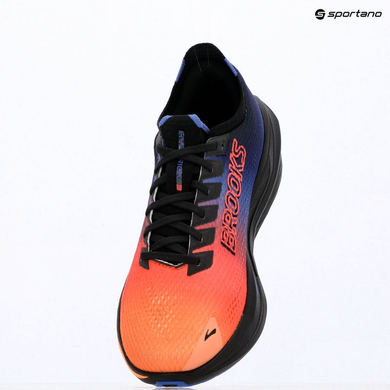 Men's running shoes Brooks Hyperion 3 blue/coral/papaya 9