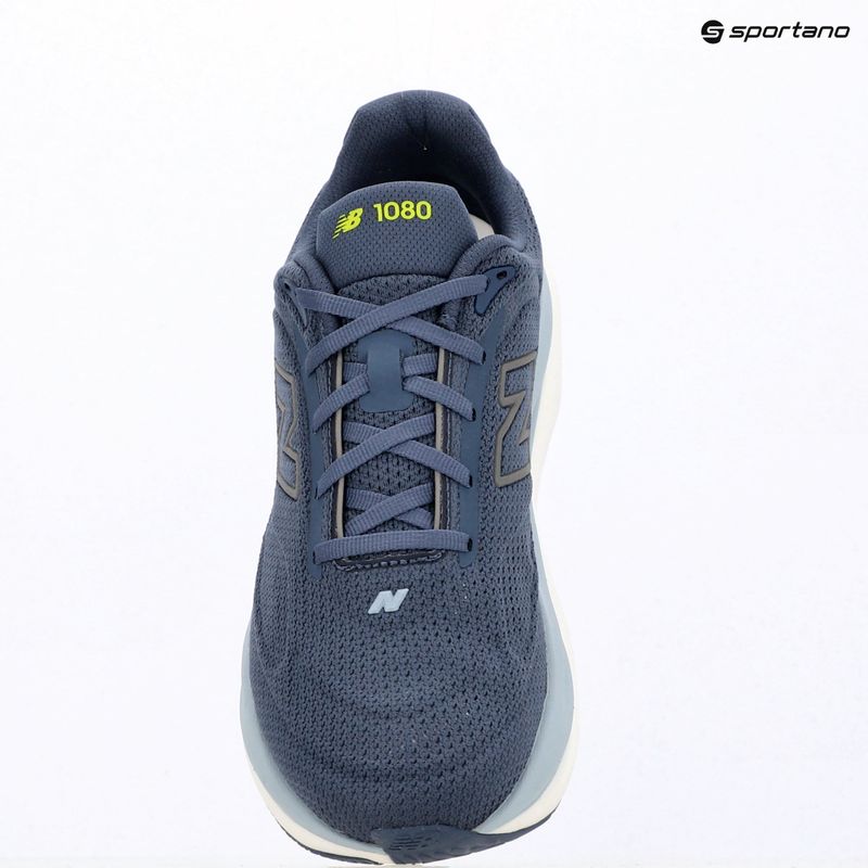 Men's running shoes New Balance 1080's V15 vintage indigo/alkaline green 7