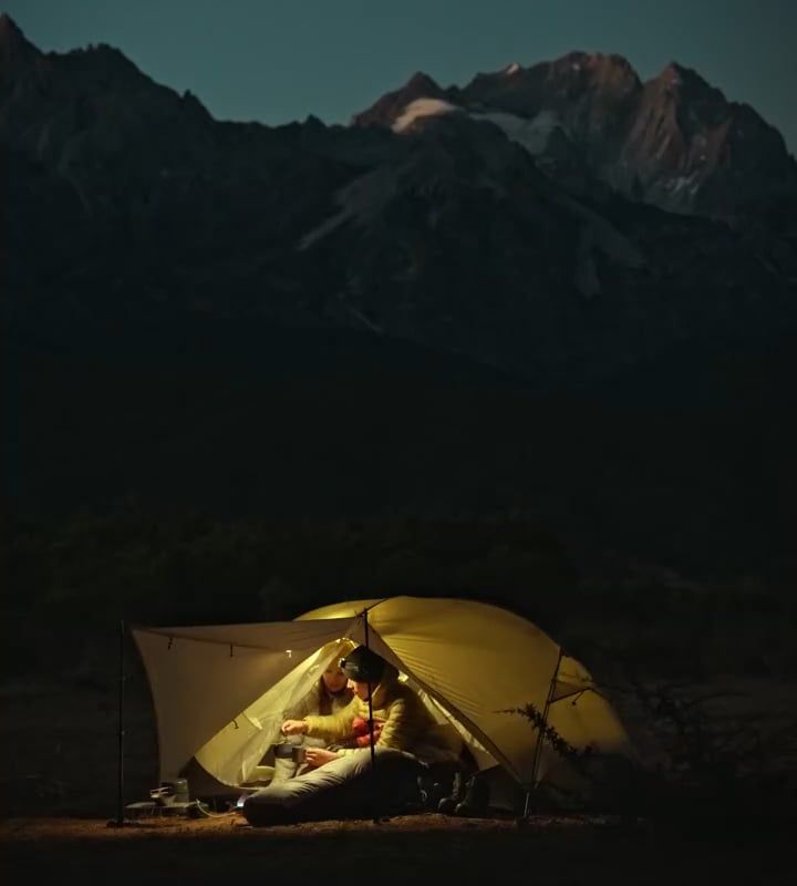 2-person trekking tent Naturehike Mongar UL 2 15D moon rock gray 6