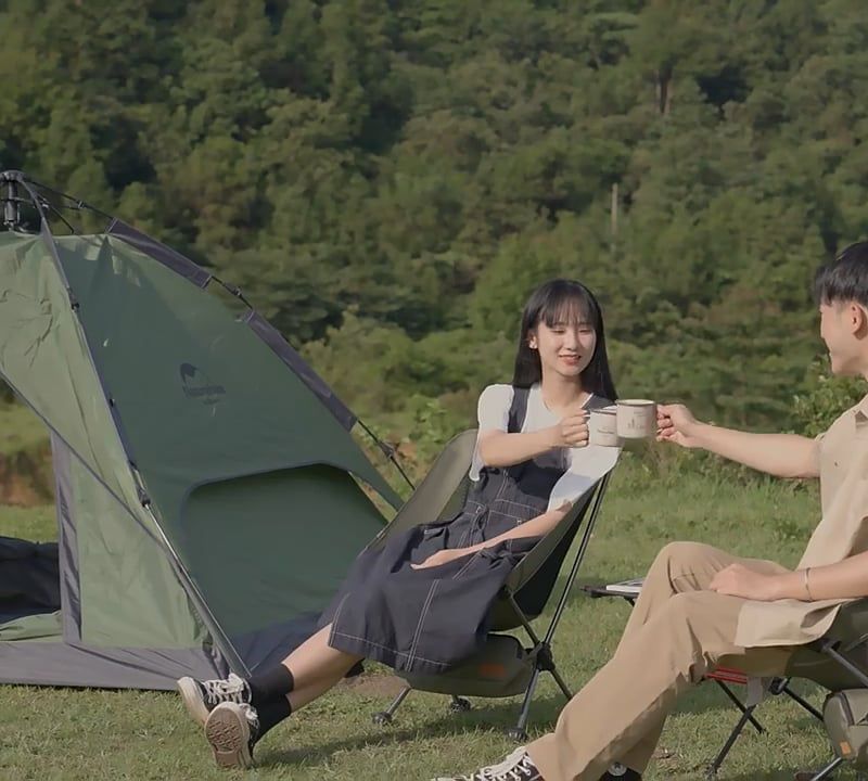 3-person camping tent Naturehike Pop-Up 3 Automatic forest green 9