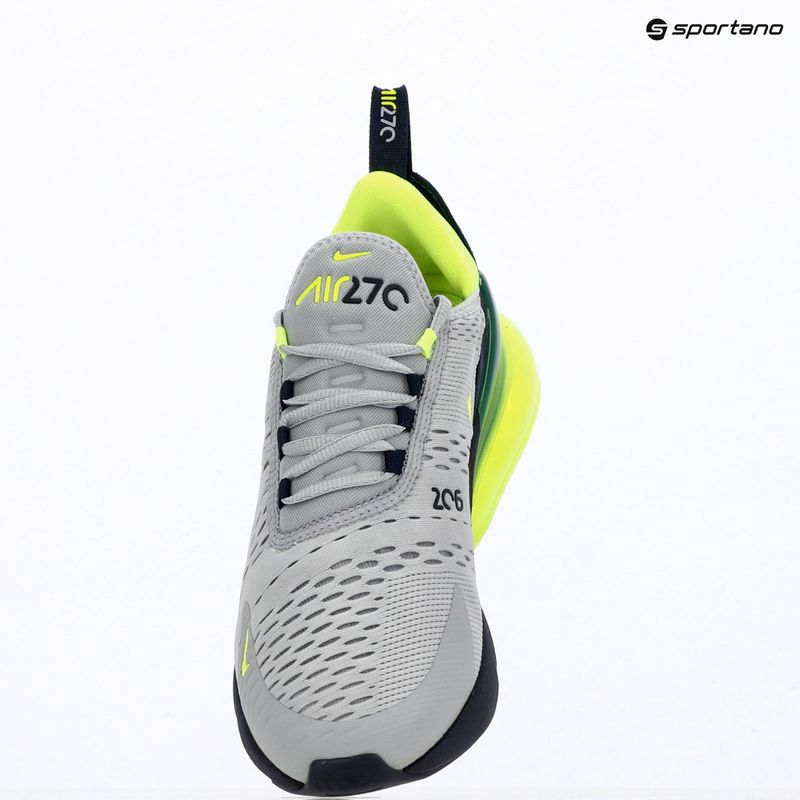 Men's shoes Nike Air Max 270 wolf grey/obsidian/volt 7