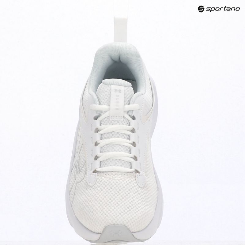 Women's running shoes Under Armour Surge 5 white/white/iridescent 6