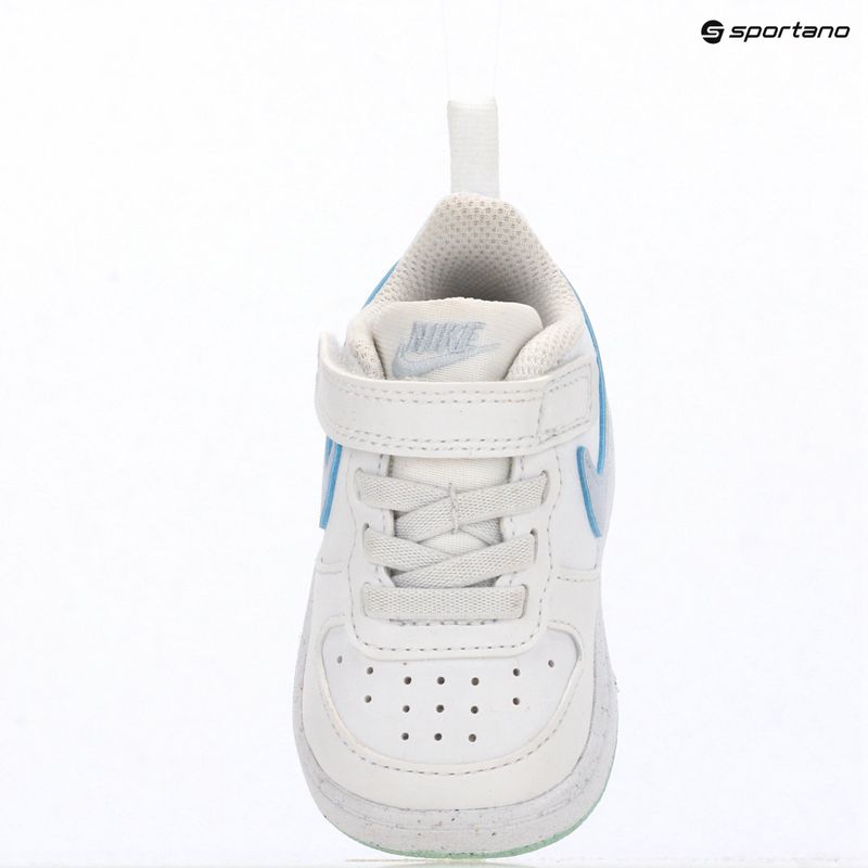 Children's shoes Nike Court Borough Low white/football grey/arctic green 7