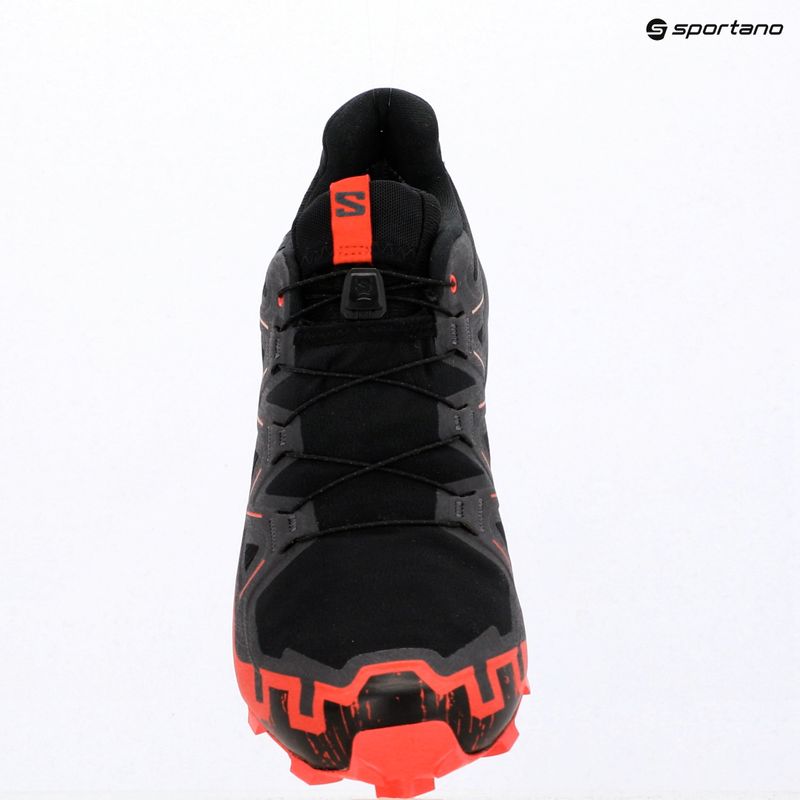 Men's running shoes Salomon Speedcross 6 GTX black/fiery red 16