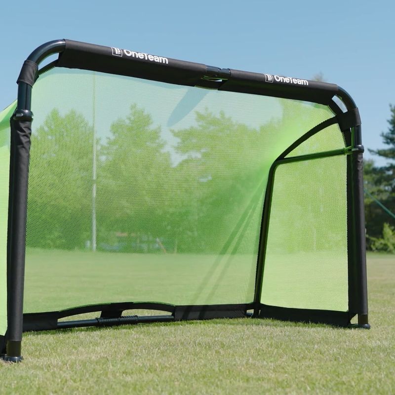 Football goal OneTeam SWIFTGOAL 180 x 120 cm foldable black/green 13