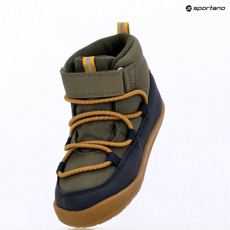 Children's barefoot shoes Viking Birch Barefoot Mid 1V Waterproof navy/olive 9